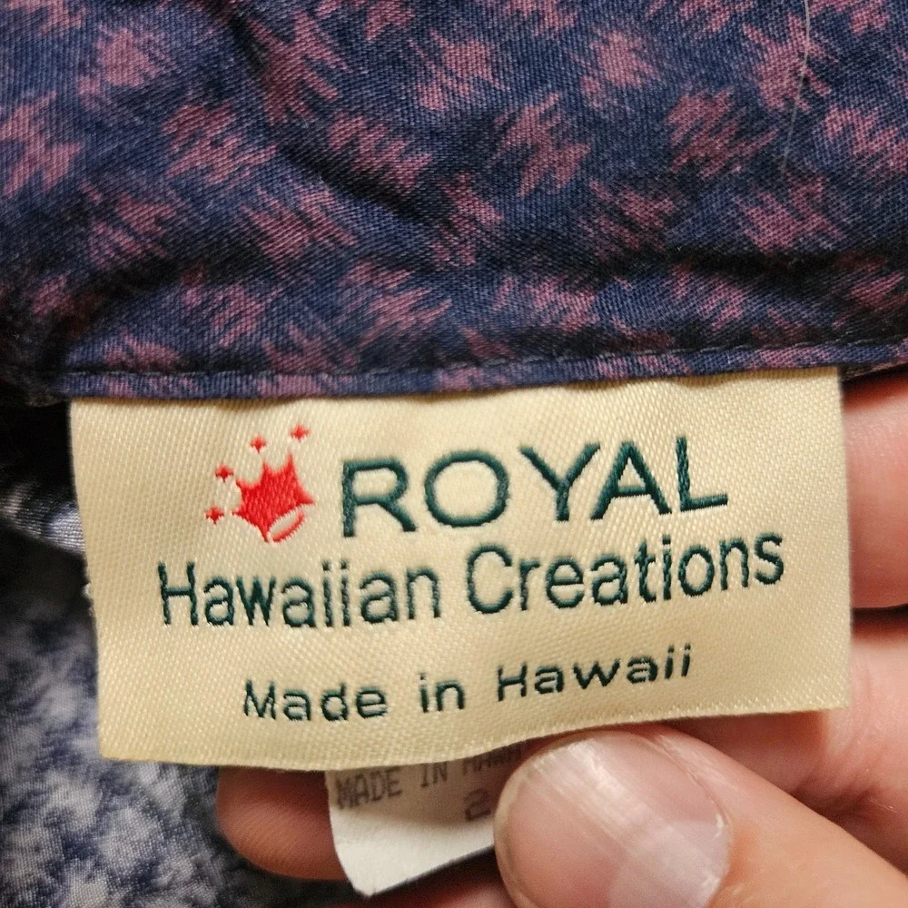 Royal Hawaiian Creations Boys‎ Button Up Shirt 2 Cars Surfboard Beach Aloha